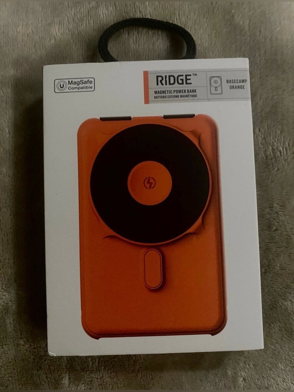 Ridge Basecamp Orange 10,000mAh Magnetic MagSafe Power Bank